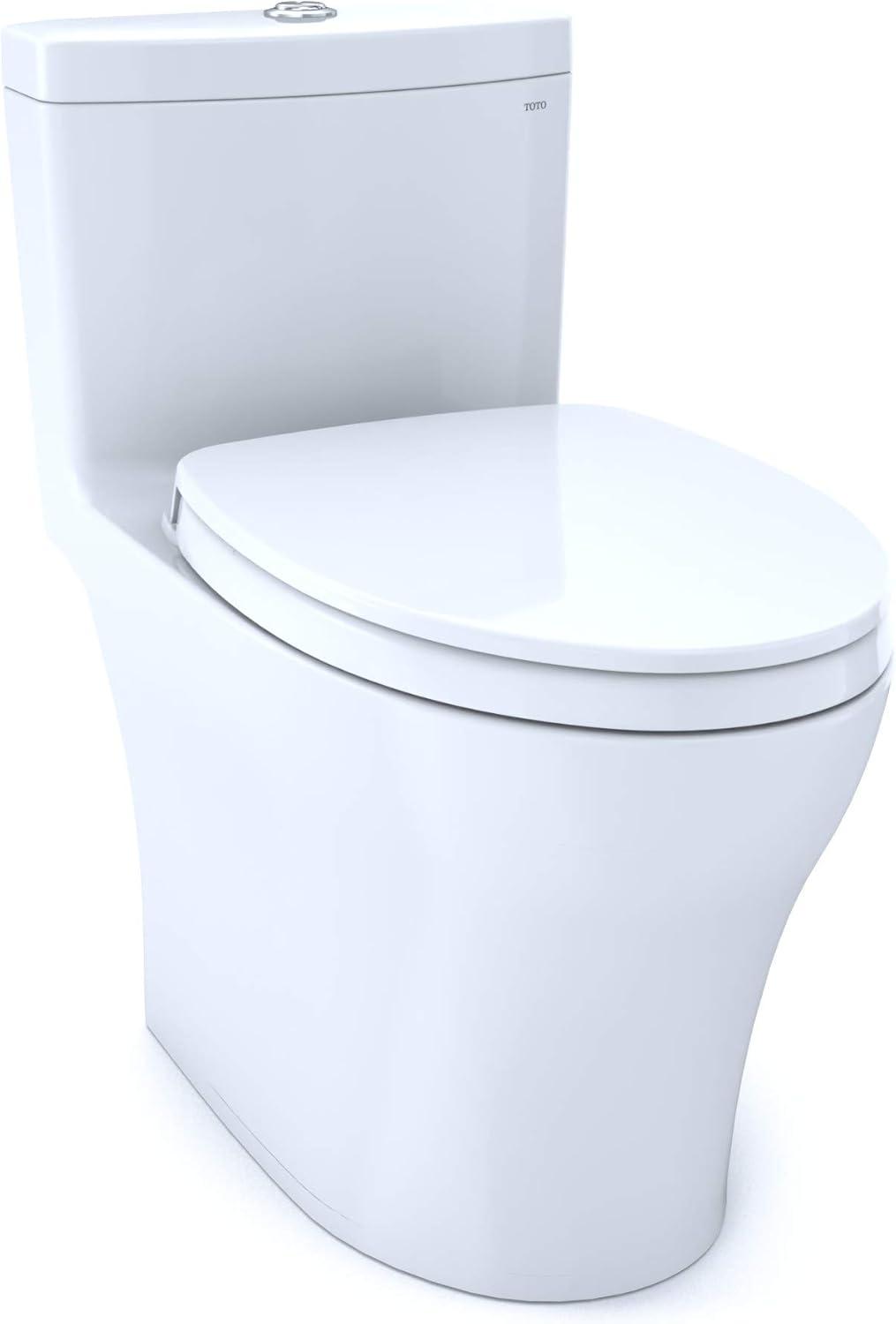 Aquia® Dual-Flush Elongated One-Piece Toilet with Tornado Flush (Seat Included)