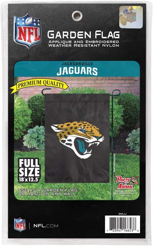 Jacksonville Jaguars Embroidered Nylon Garden Flag