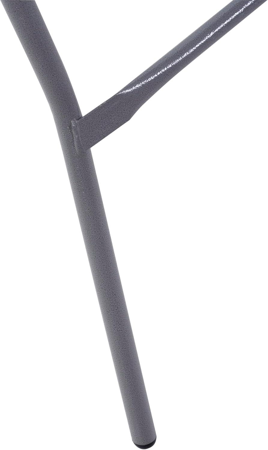 6ft Folding Table Multipurpose Foldable Dinner Table Portable Folding Rectangular Resin Table for Outdoor Camping Picnic Party by Naomi Home - White