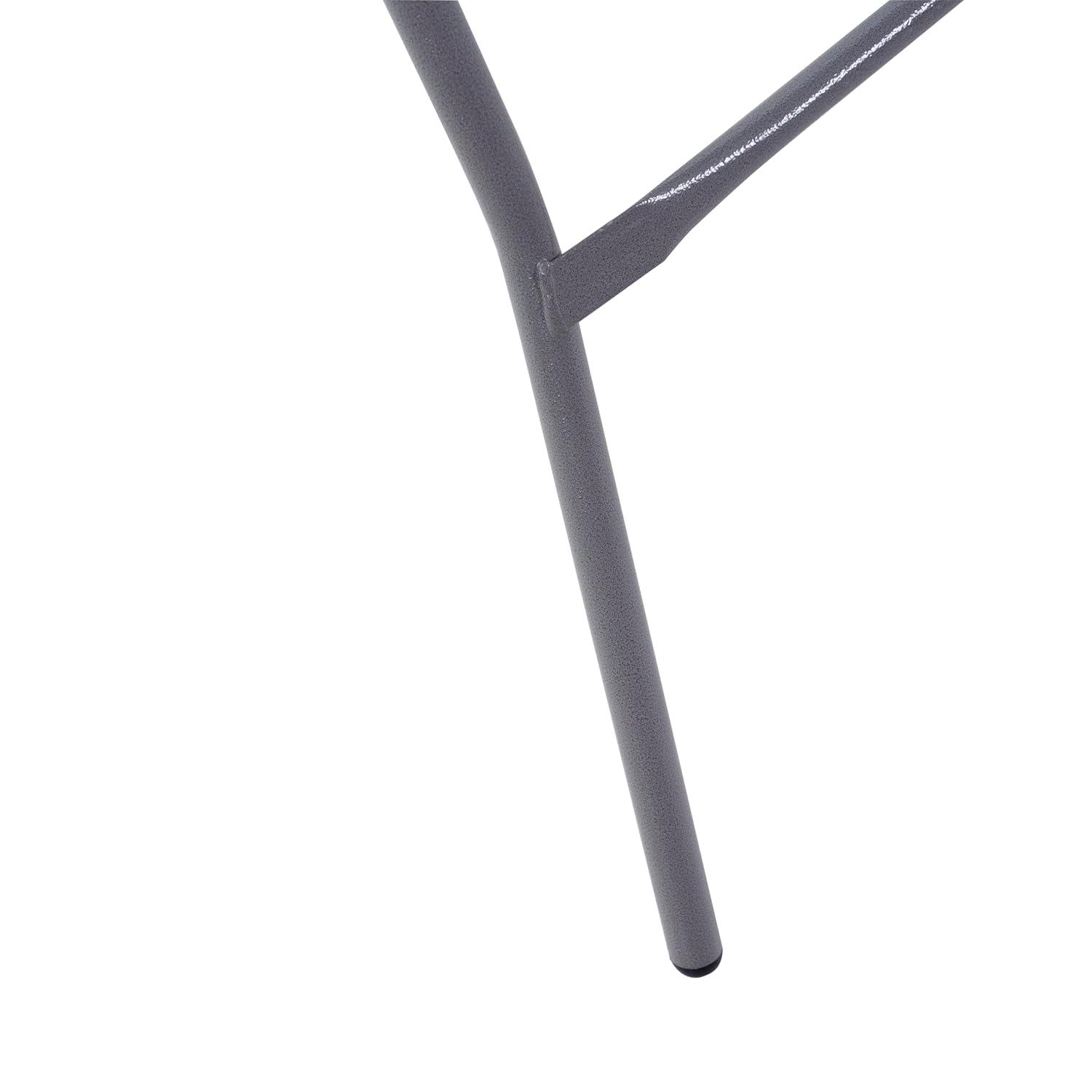 6ft Folding Table Multipurpose Foldable Dinner Table Portable Folding Rectangular Resin Table for Outdoor Camping Picnic Party by Naomi Home - White