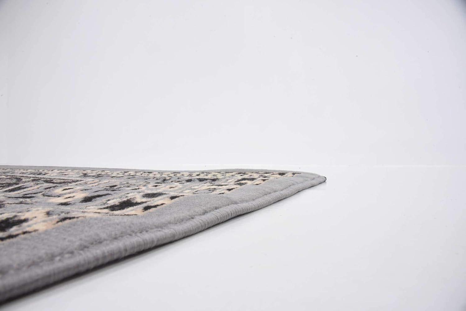 Rugs.com Amaya Collection Rug – 6' x 9' Ivory Medium Rug Perfect For Bedrooms, Dining Rooms, Living Rooms