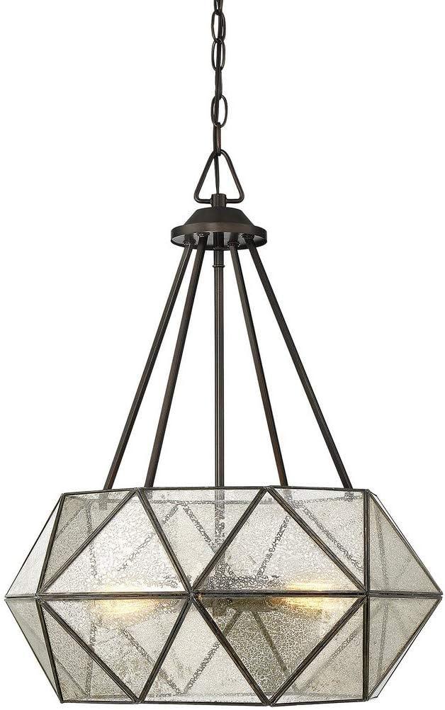 Sky 4 Light Metal Dimmable Geometric Chandelier