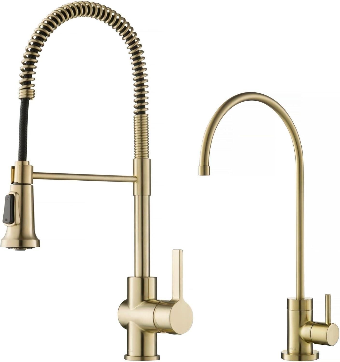 Britt Single Handle Commercial Kitchen Faucet with Dual Function Sprayhead