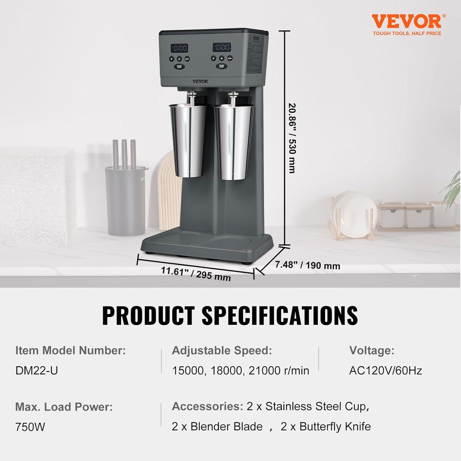 VEVOR VEVOR 3 Speed Frozen Drink Maker