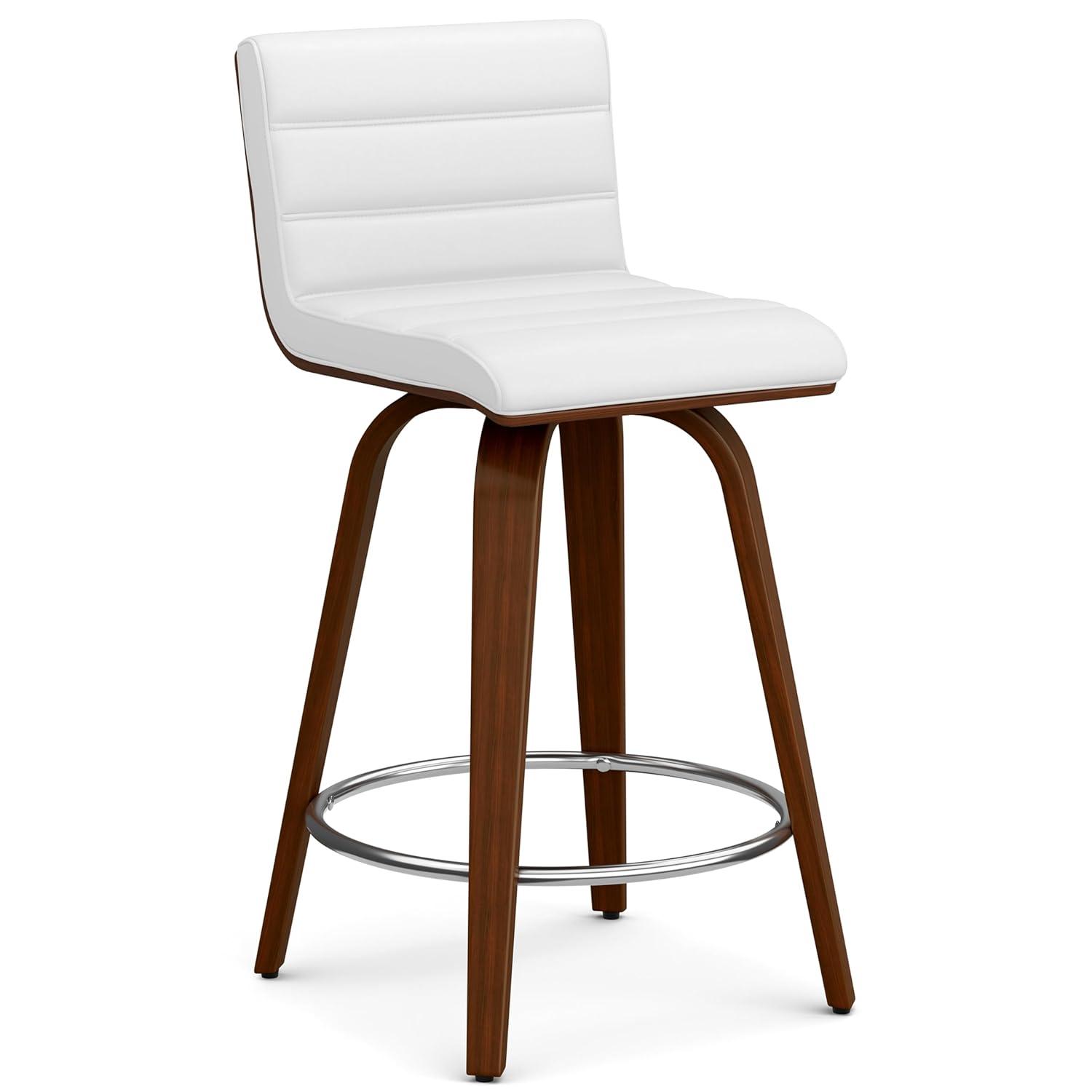 Roland Swivel Upholstered Counter Stool