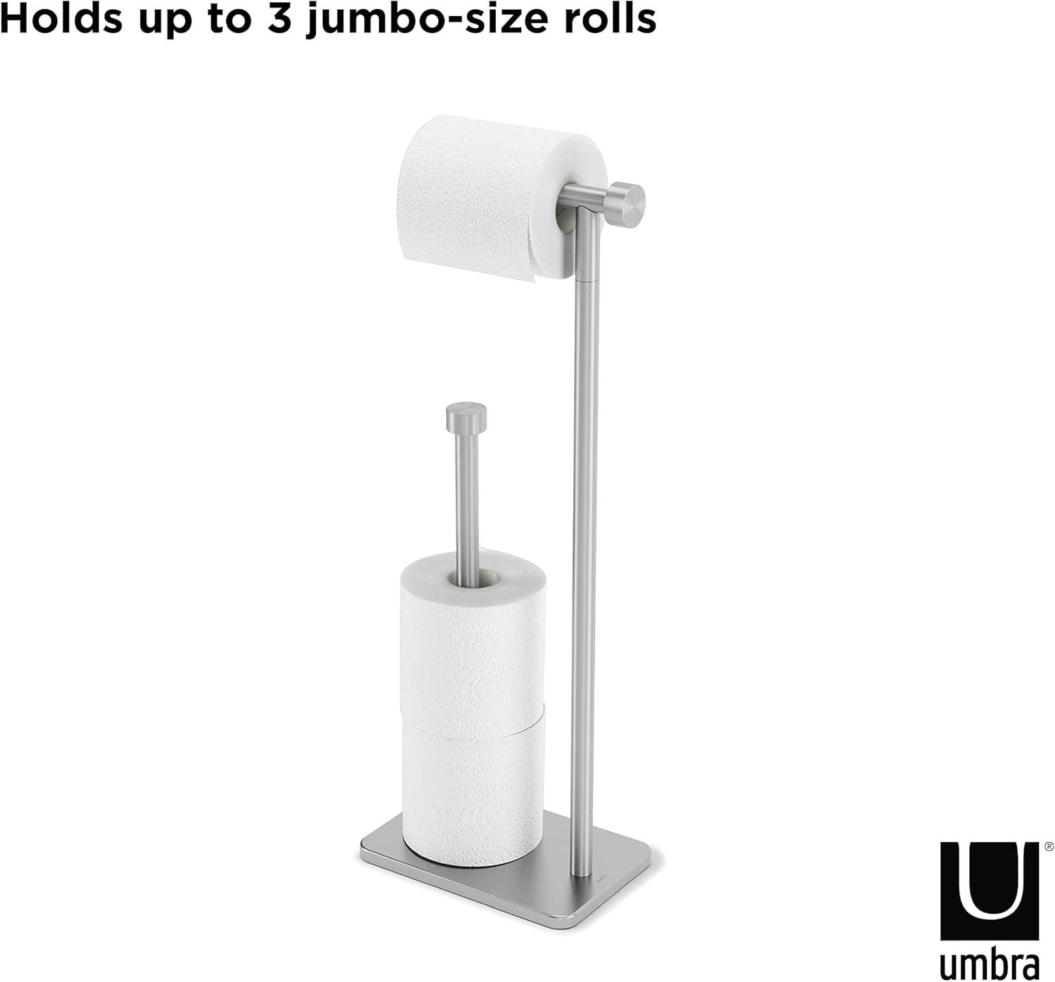 Umbra Cappa Toilet Paper Holder & Reserve