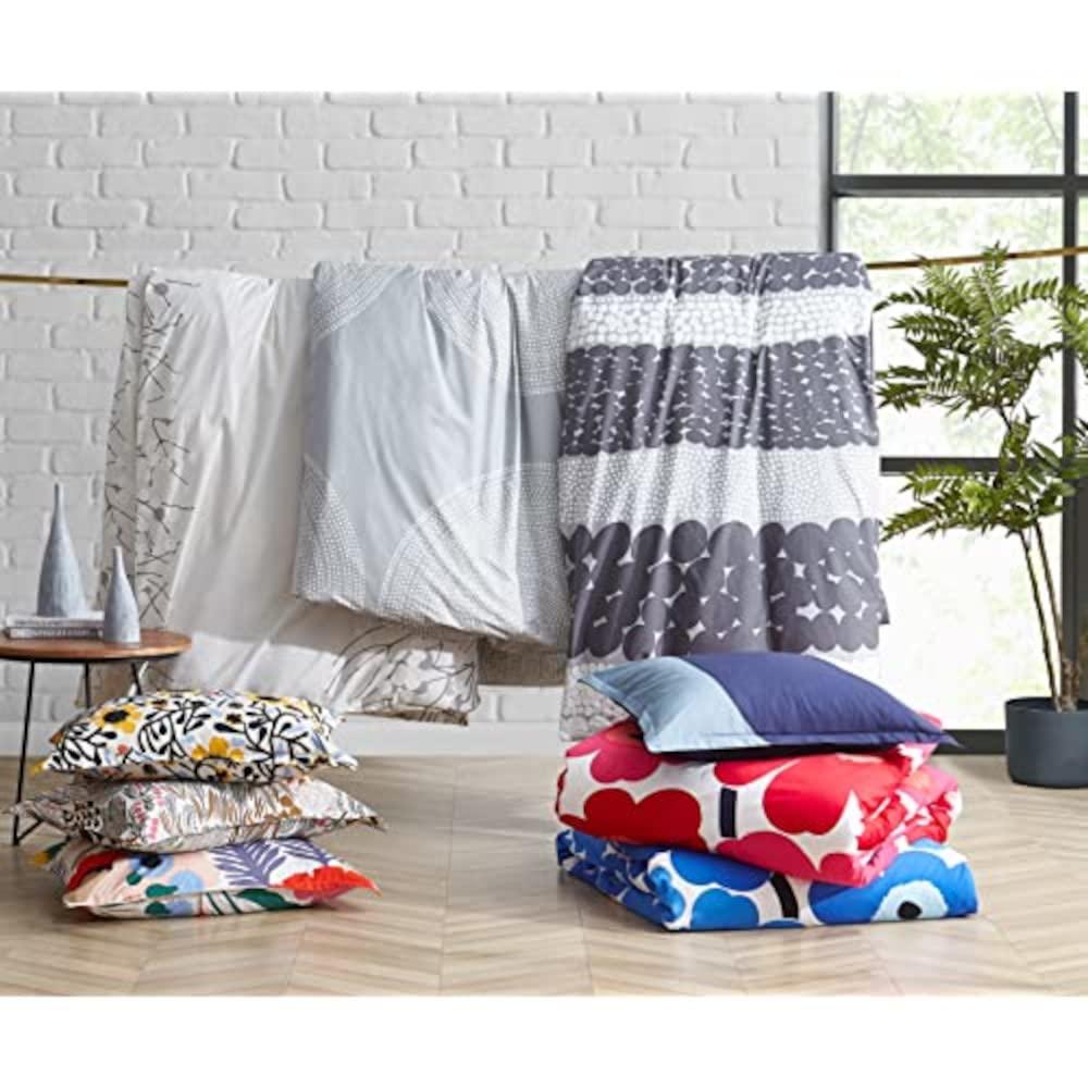 Marimekko Fokus Cotton Navy Duvet Cover Set