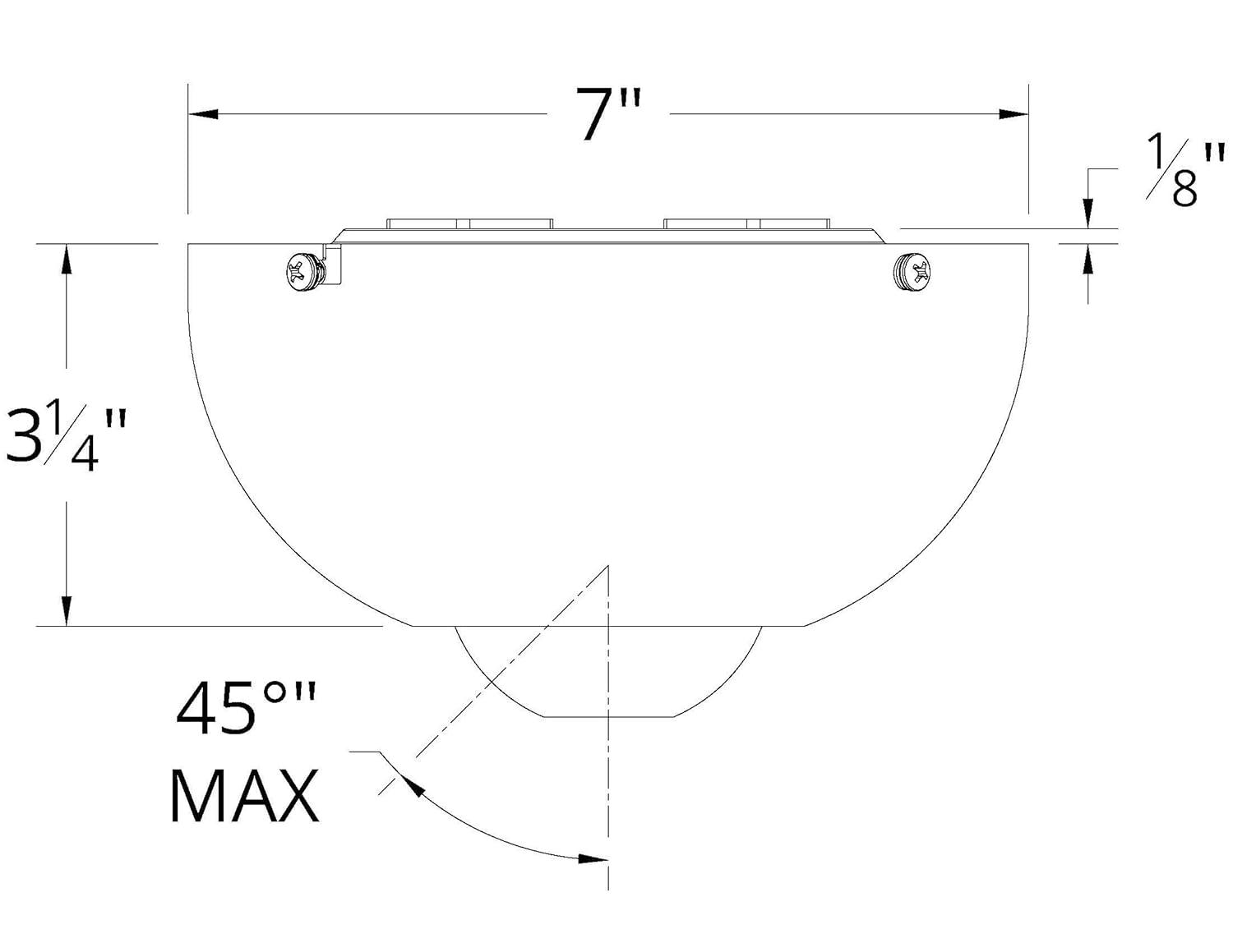 WAC Limited Fans Ceiling Fan Sloped Ceiling Adapters