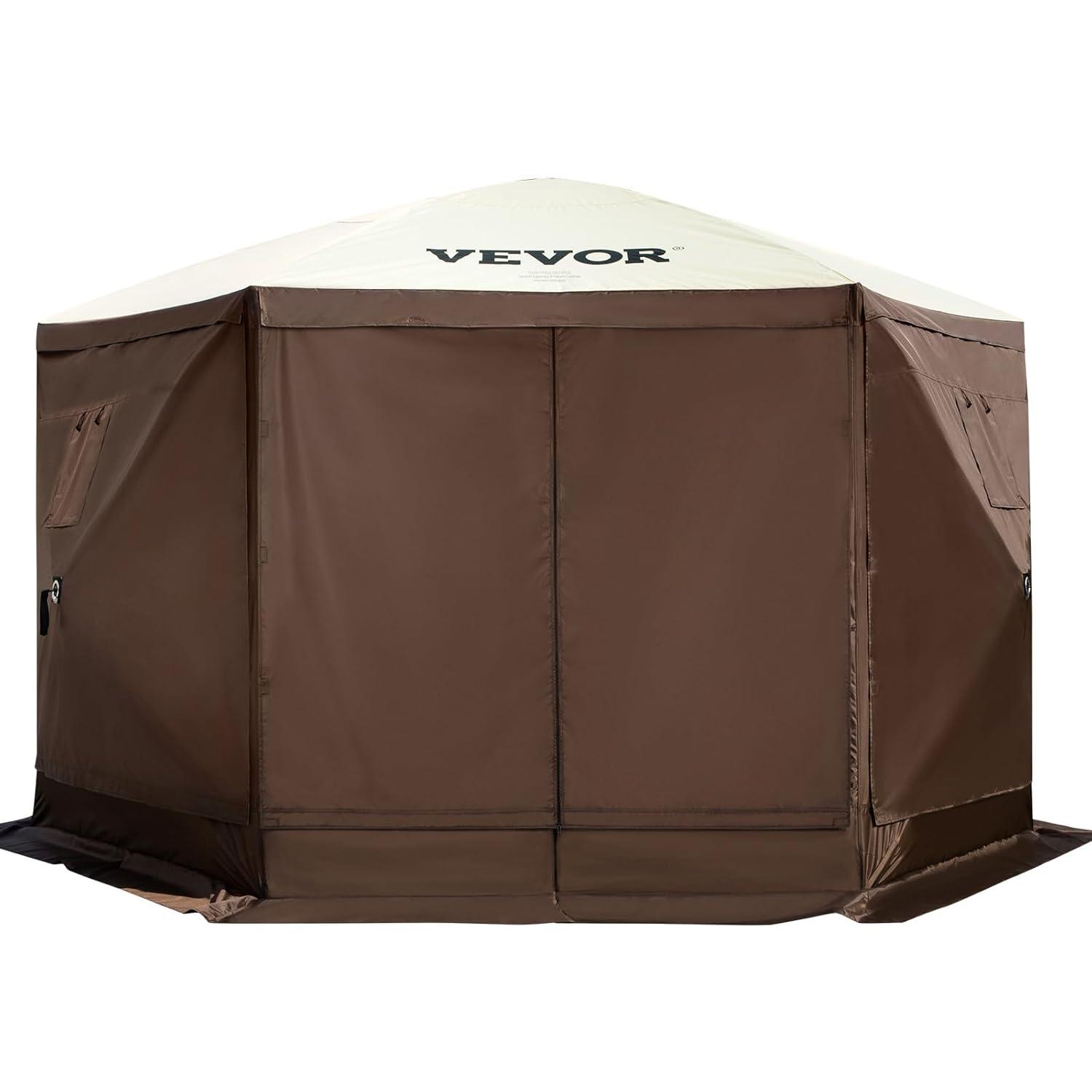 VEVOR Pop-up Camping Gazebo Screen Tent