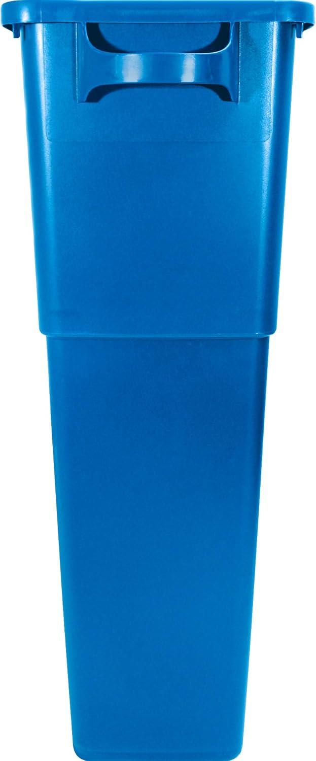 Genuine Joe Plastic Open Recycling Bin - 23 Gallons