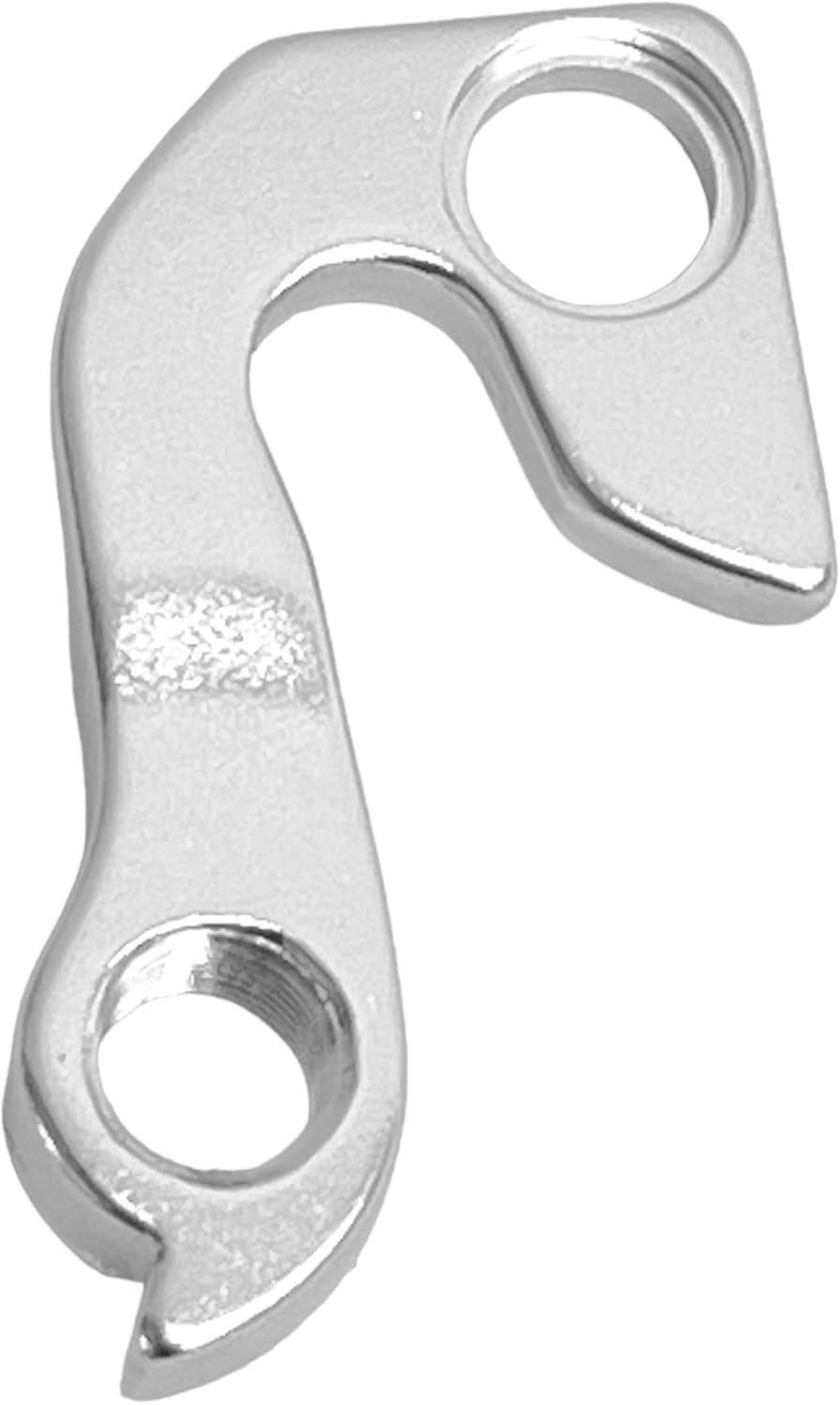 Silver Steel Rear Bike Derailleur Hanger with Bolt