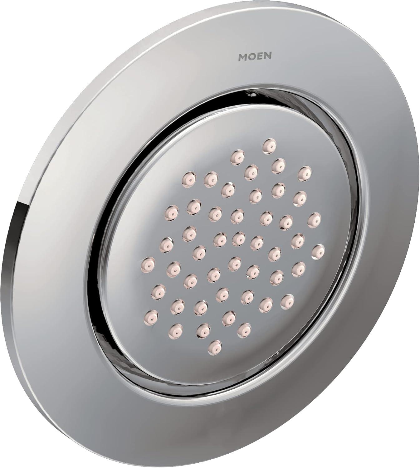 Moen Chrome Round Wall-Mounted Body Spray with Immersion Technology