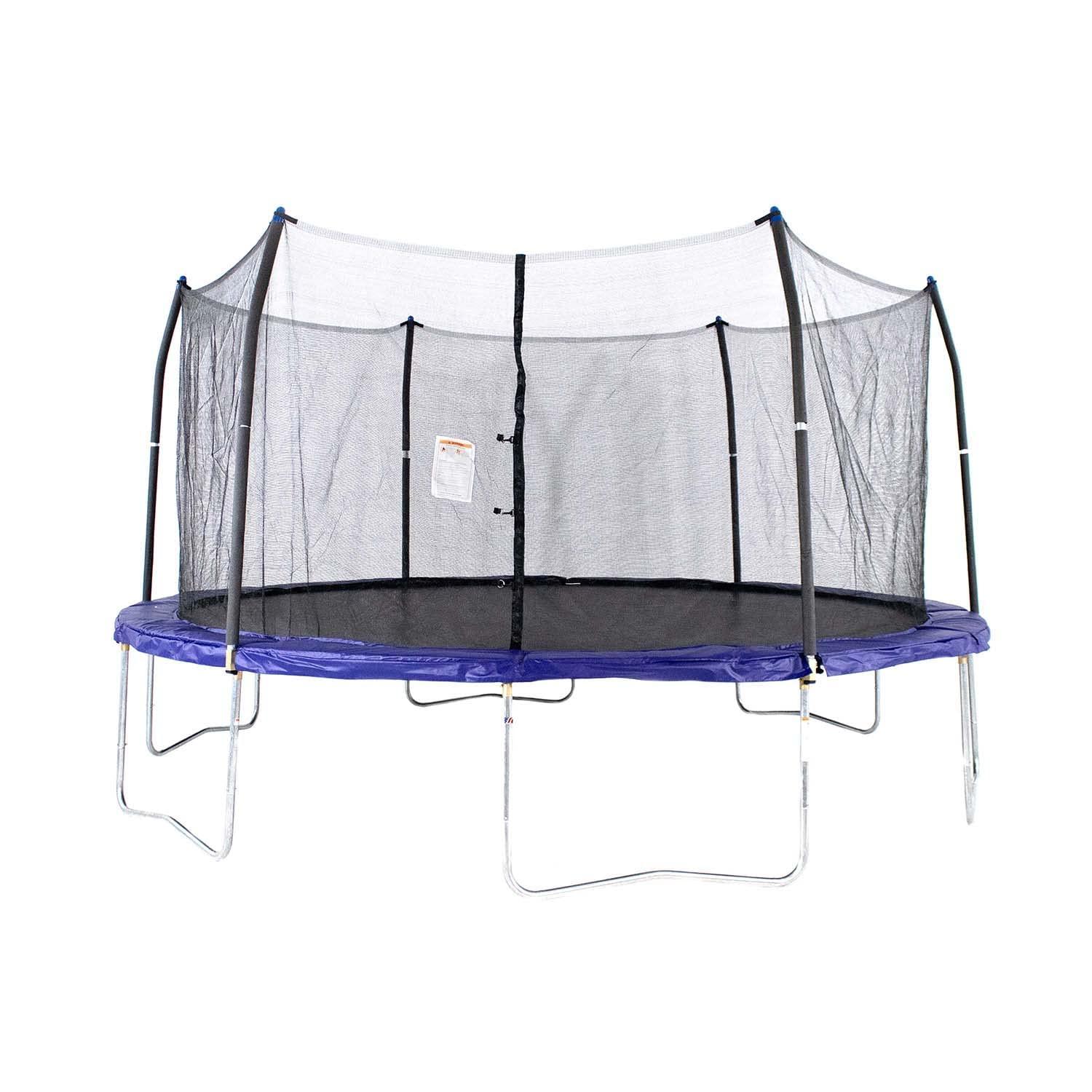 Skywalker Trampolines Skywalker Trampolines 16 Round Trampoline With Enclosure  Blue