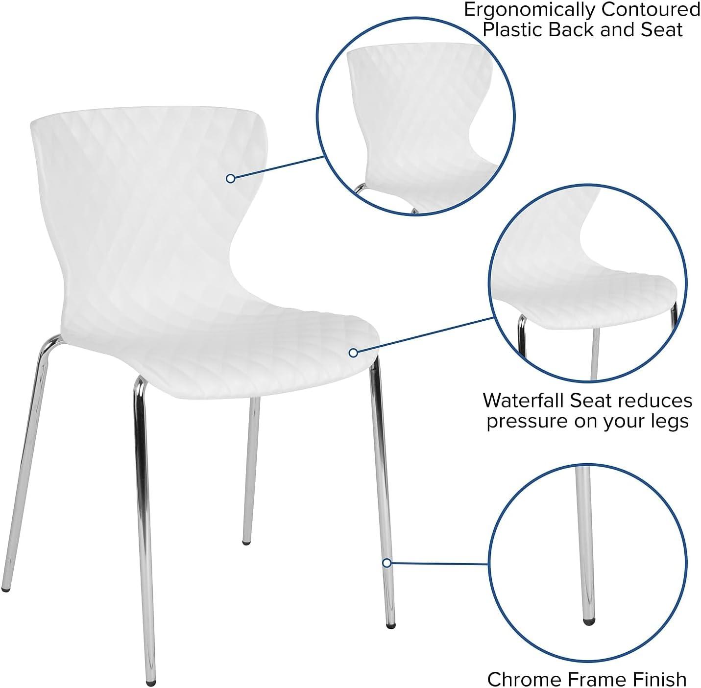 Lowell Contemporary Design Plastic Stack Chair