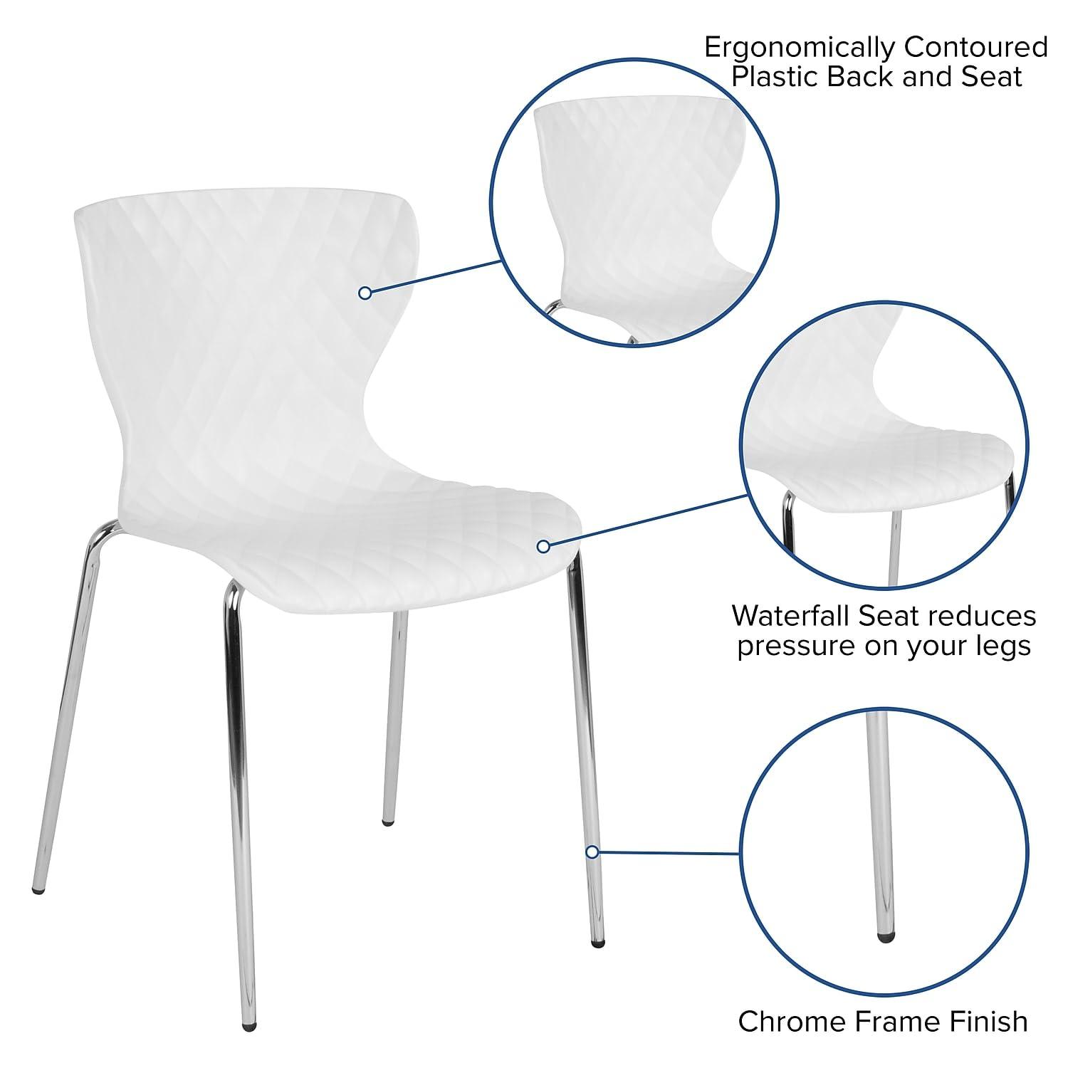 Flash Furniture Lowell Contemporary Plastic Stack Chair