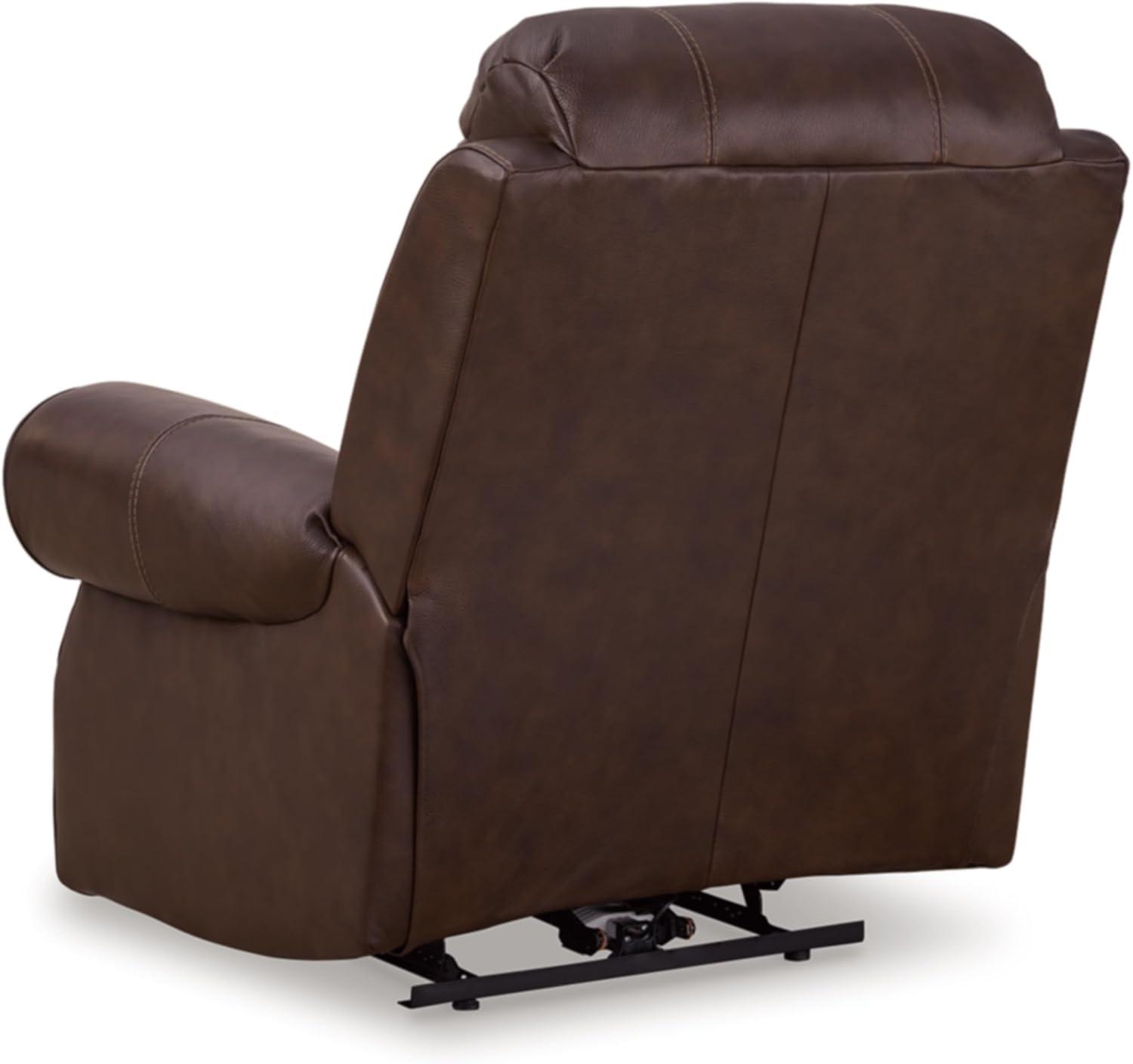 Ashley Furniture Freyeburg Walnut Power Recliner