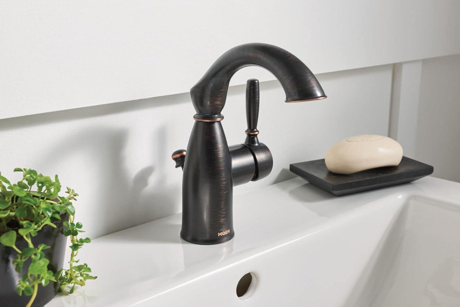 Sarona Single Hole Bathroom Faucet with Drain Assembly