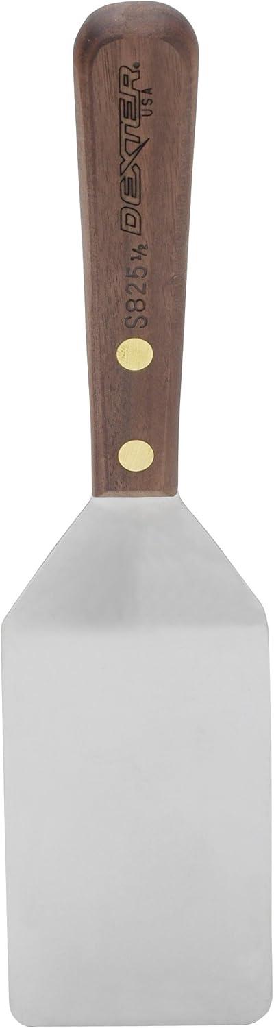 The Dexter Edge Stainless Steel Pancake Turner with Walnut Handle