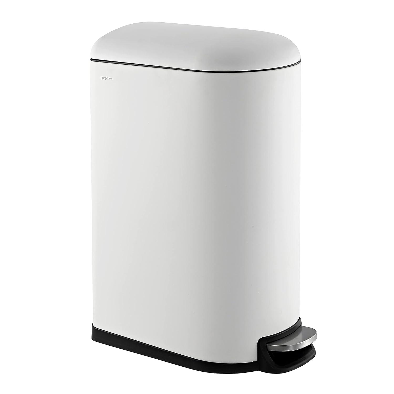 happimess Roland Steel Step On Trash Can & Reviews | Wayfair