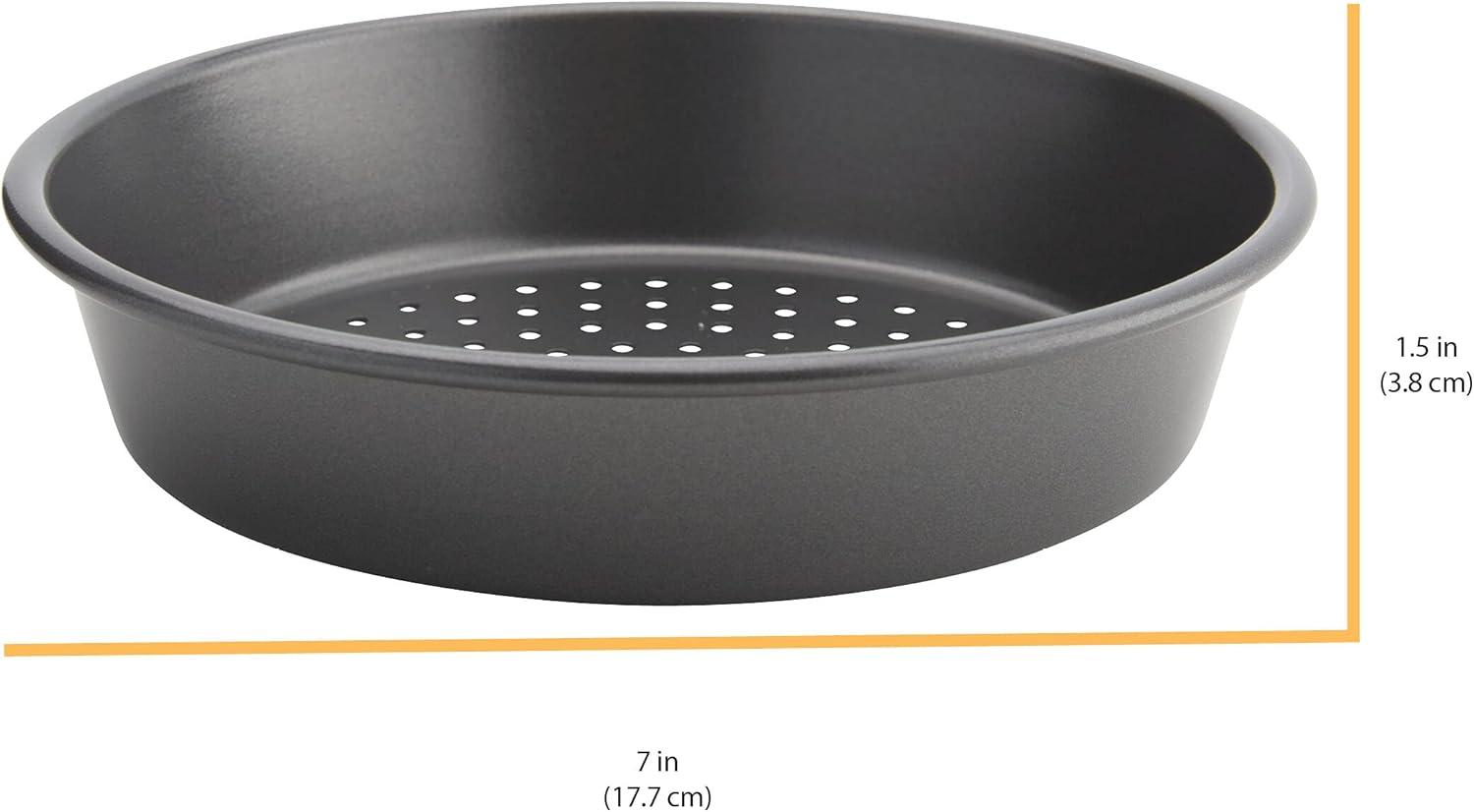 Aluminum Non-Stick Perforated Deep Dish Pizza Pan Set