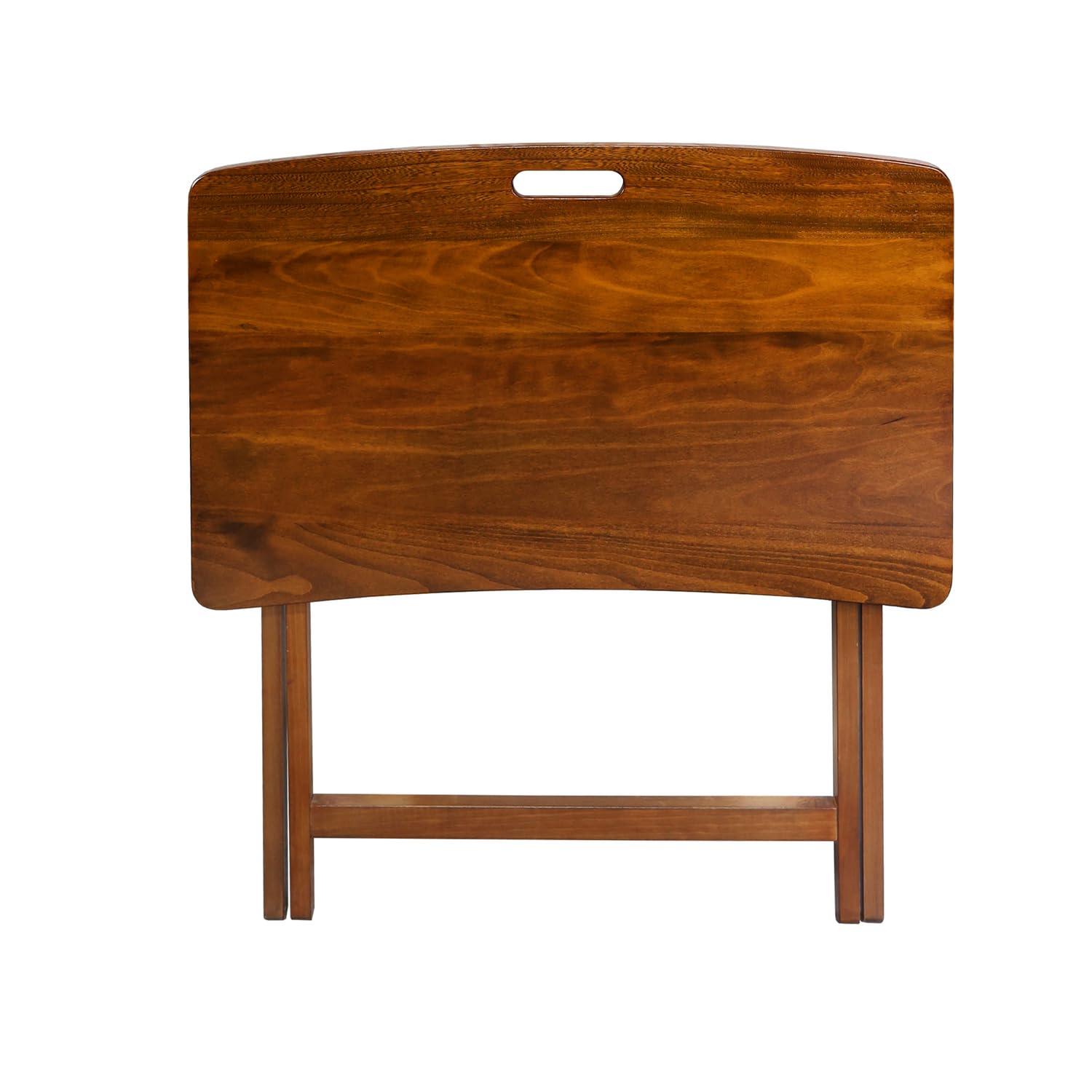 Arizona Folding Table with Solid American Gum - Sweet Oak