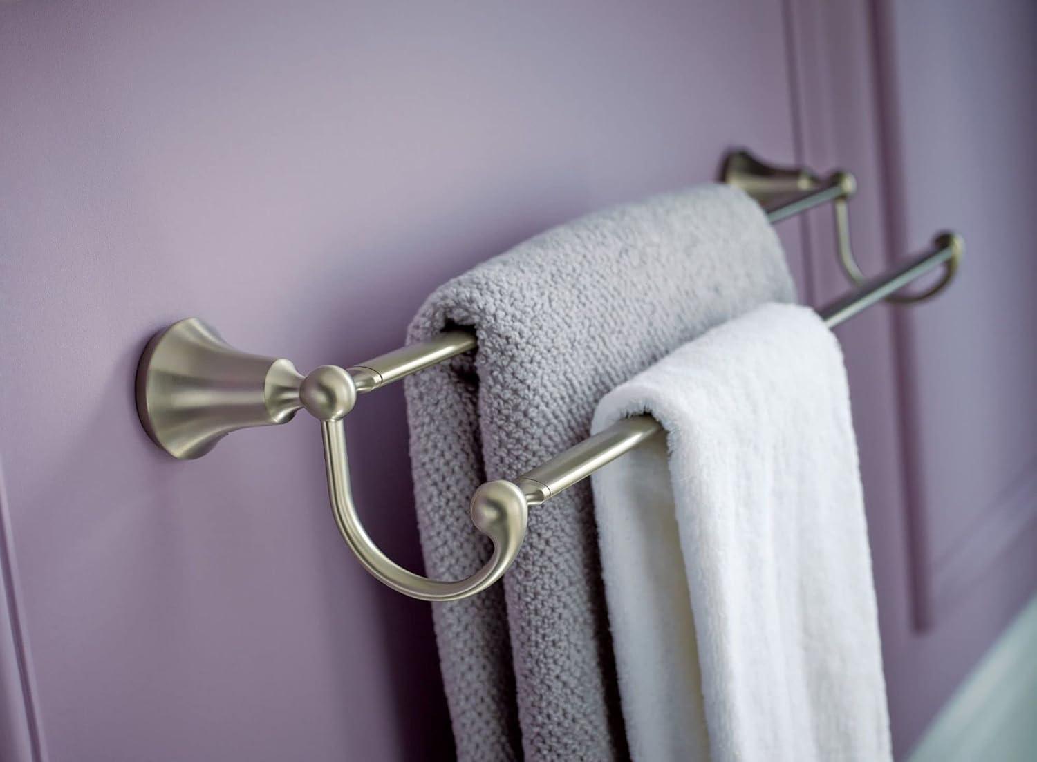 Wynford Double 24" Wall Mounted Towel Bar