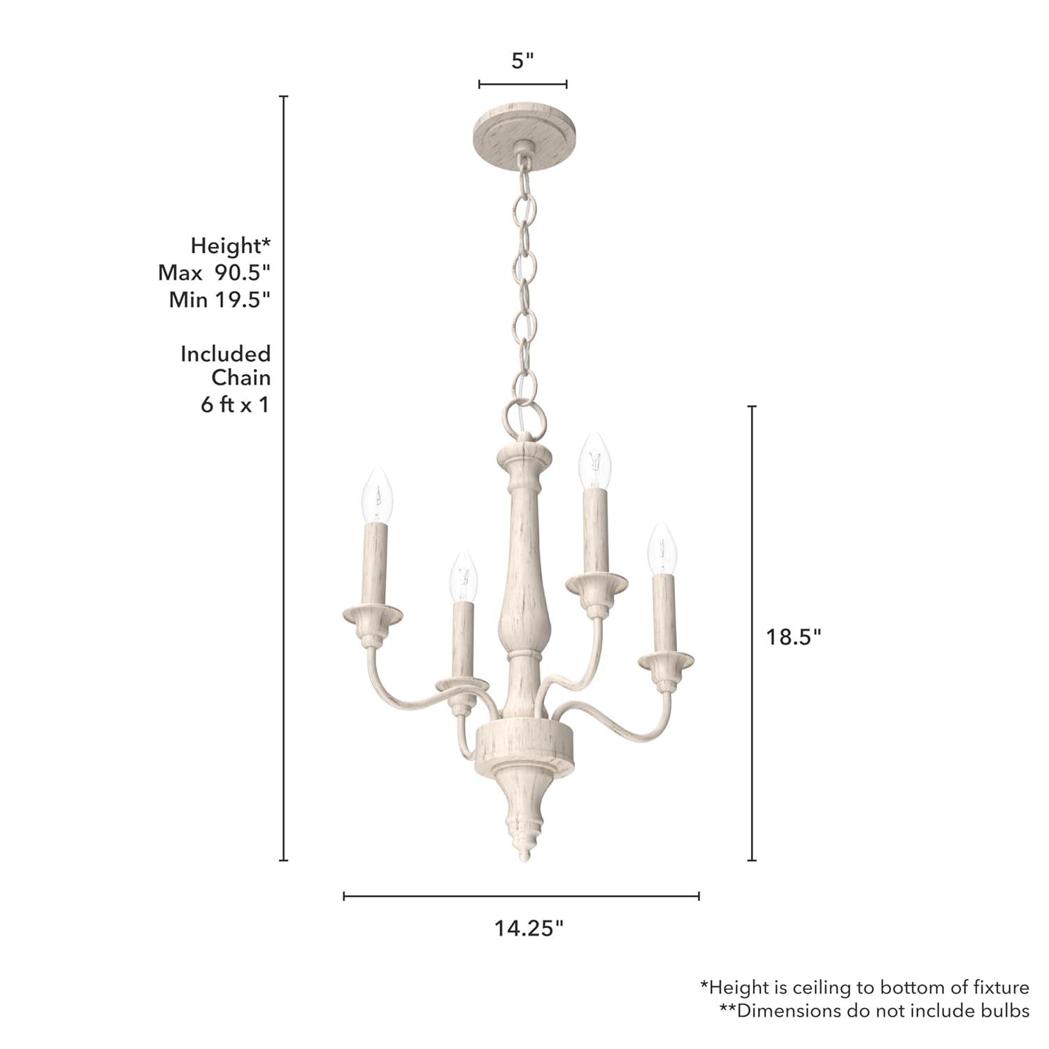 Hunter Fan Teren 4 - Light Unique / Statement Drum Chandelier