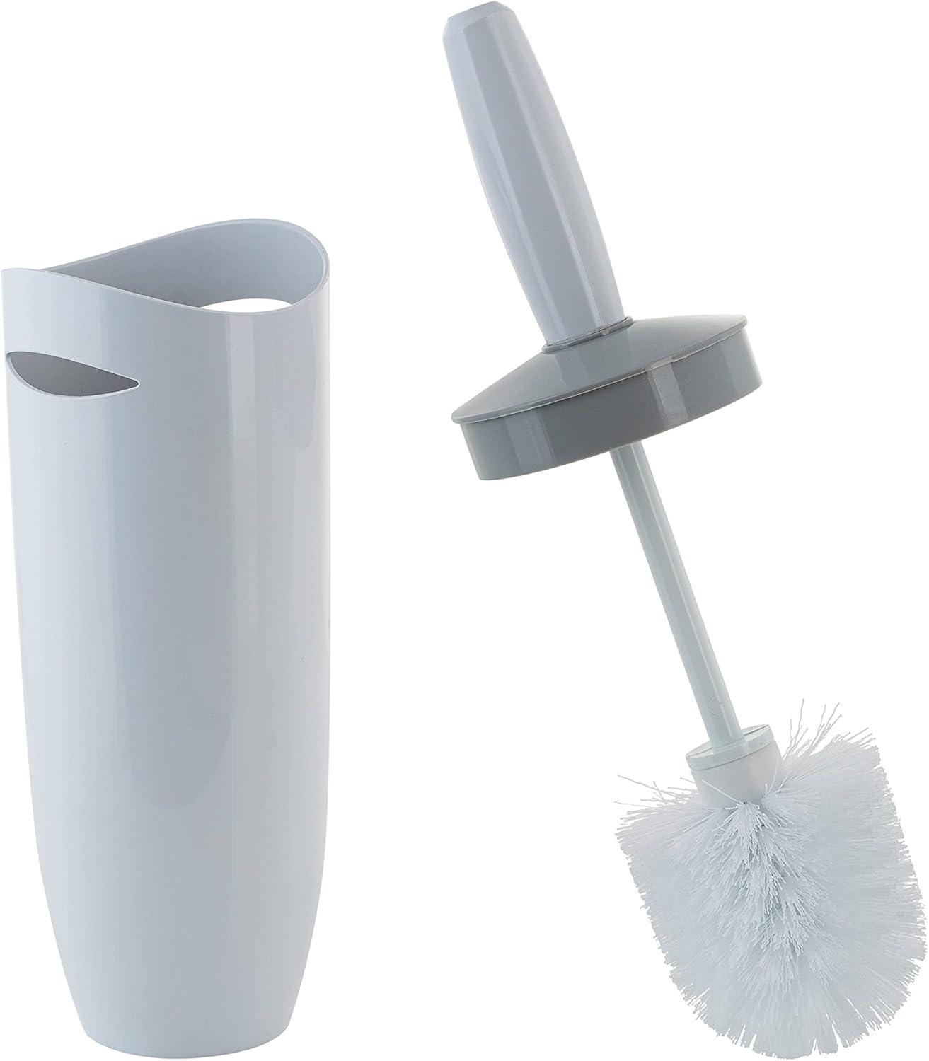 Contour Toilet Brush Holder White - Bath Bliss