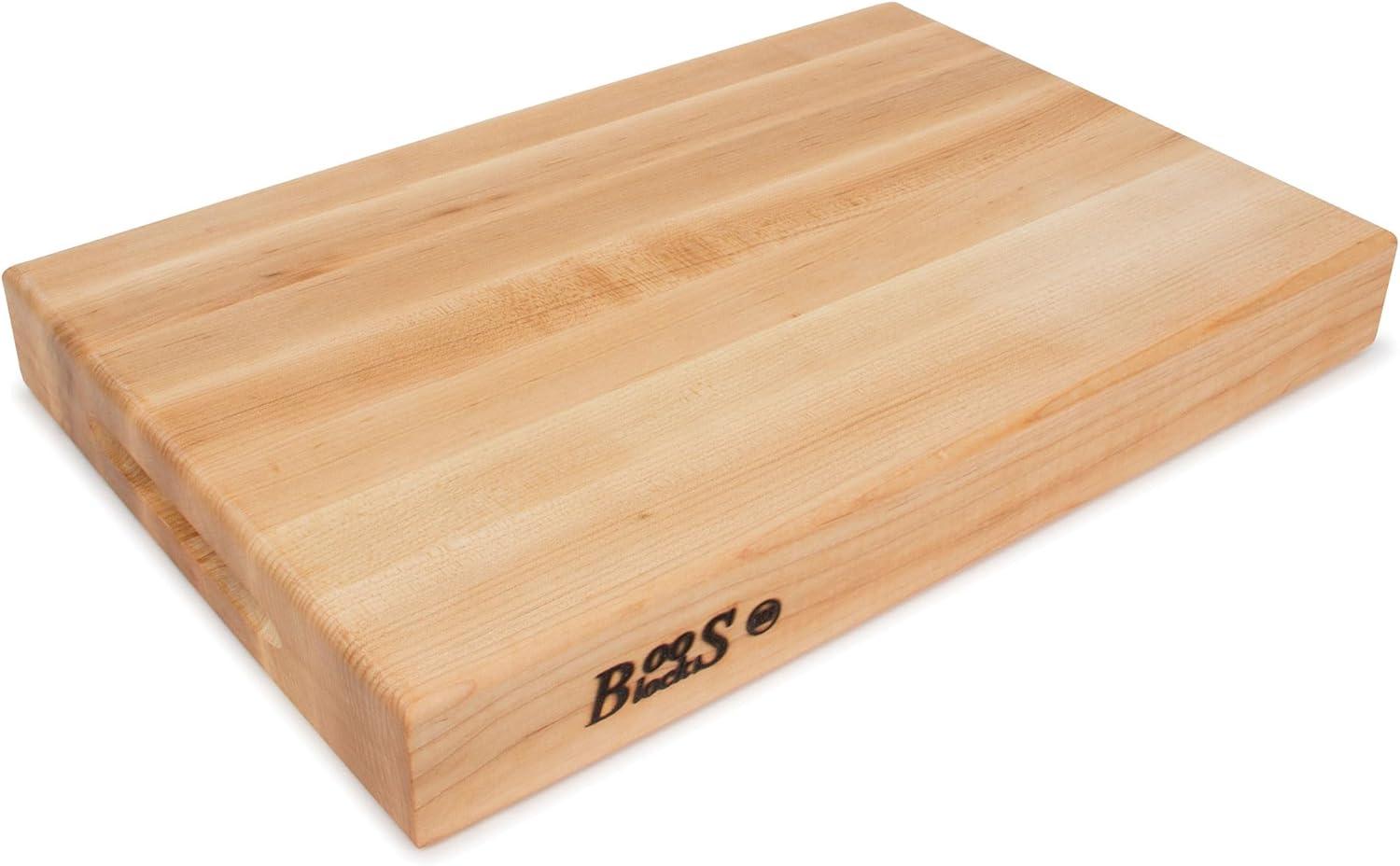 John Boos Maple Wood Edge Grain Reversible Cutting Board