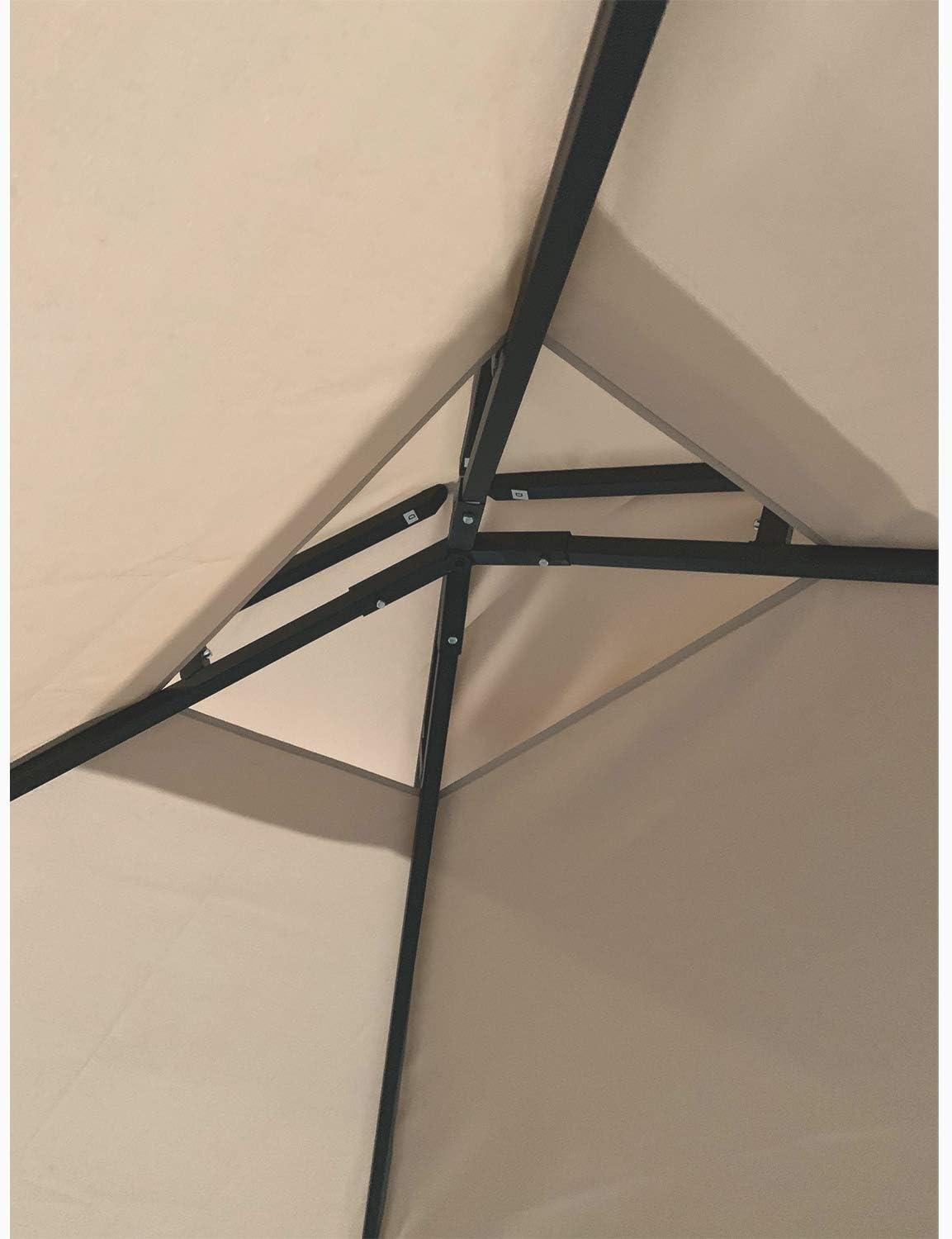 JepoIA Replacement Canopy Top Cover for Heathermoore Grill Gazebo L-GG034PST- Standard 350