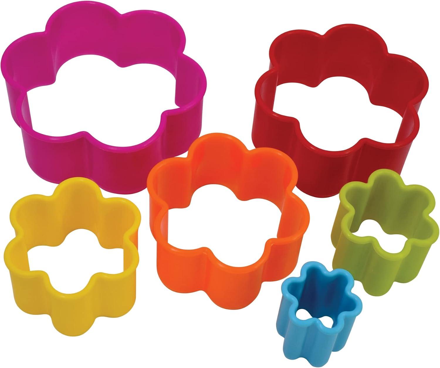 R&M International Scalloped Cookie and Biscuit Cutters, Assorted Sizes, 6-Piece Set