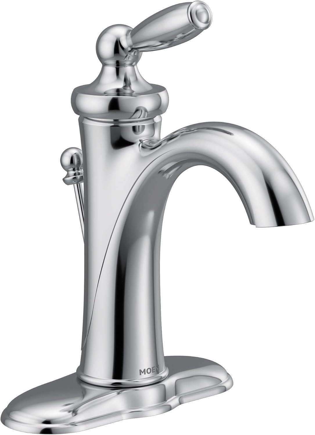 Brantford Single Hole Bathroom Faucet with Drain Assembly