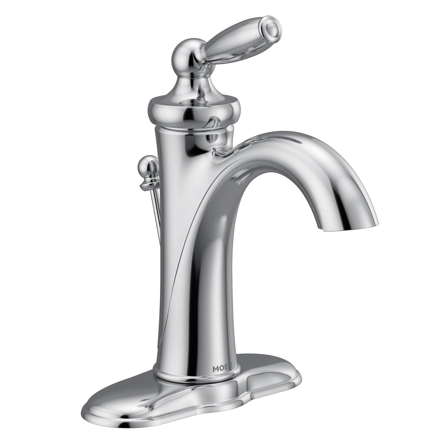 Brantford Single Hole Bathroom Faucet with Drain Assembly