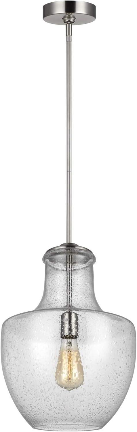 Oil Rubbed Bronze Clear Glass Globe Pendant Light