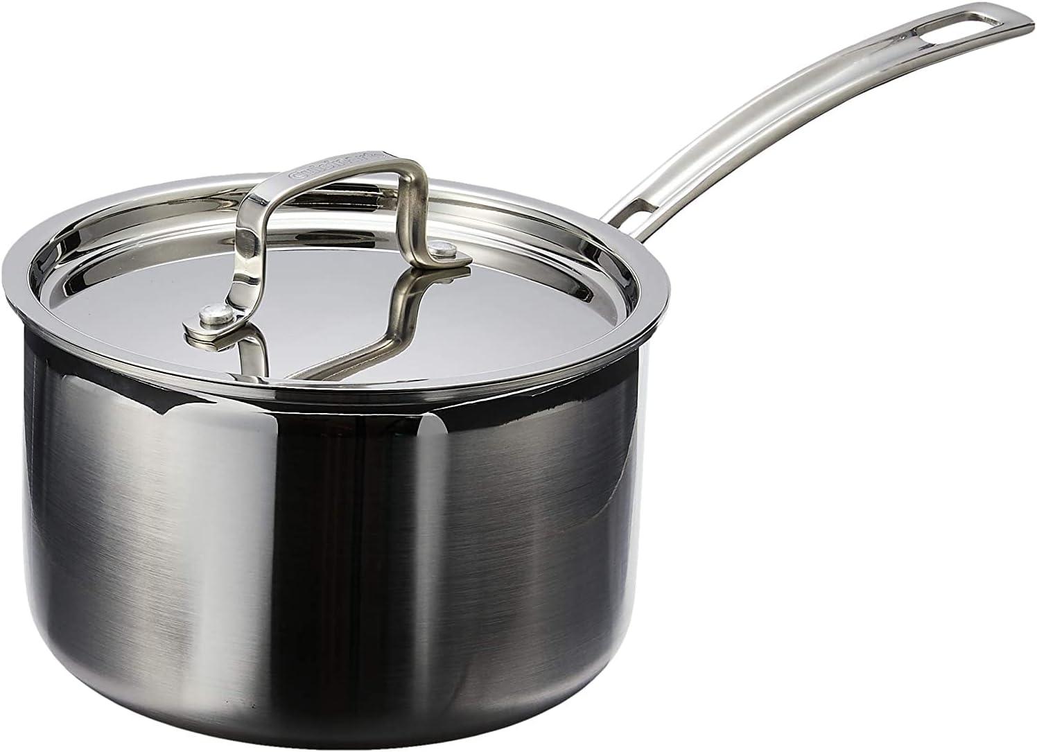 Stainless Steel 3-Quart Saucepan with Lid