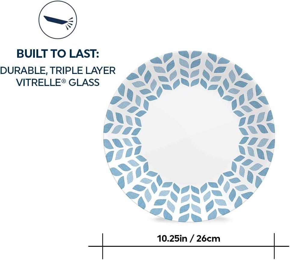 Corelle Northern Pines 10.25" Glass Dinner Plate (Set of 6)