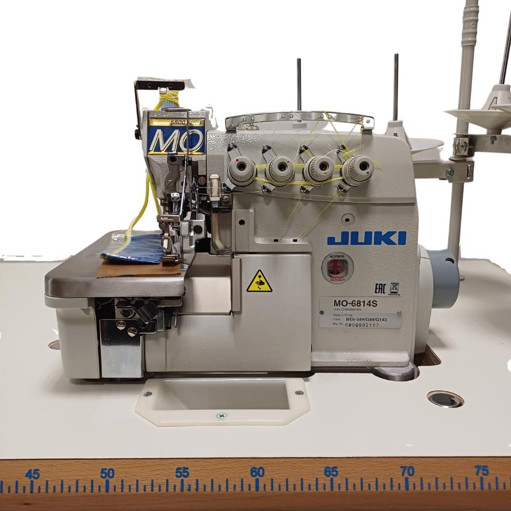 Juki Industrial 4-Thread Overlock Sewing Machine, K.D table & Servo Motor with REX LED sewing light DIY