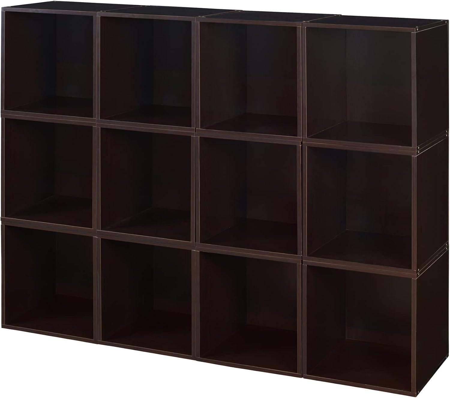 Niche Cubo Storage Organizer Open Bookshelf Set- 6 Cubes- Cherry