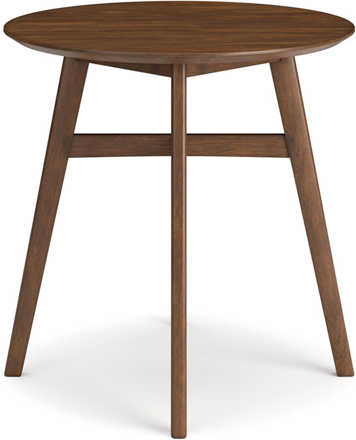 George Oliver Anvi Round Solid Wood Base Dining Table