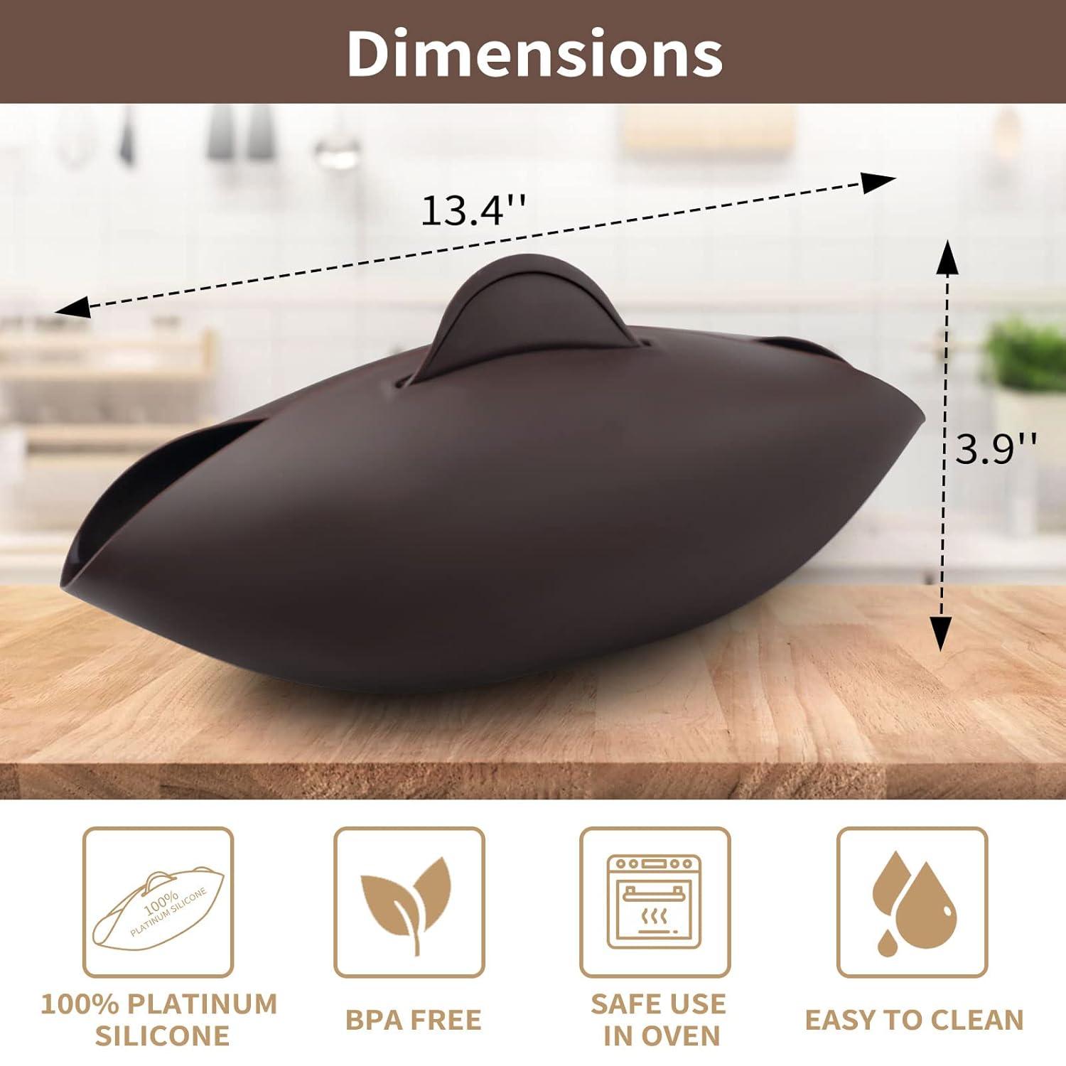 HTHJSCO Bakeware Silicone Bread Maker Silicone Bread Bowl Loaf Pan for Homemade Baking Bread