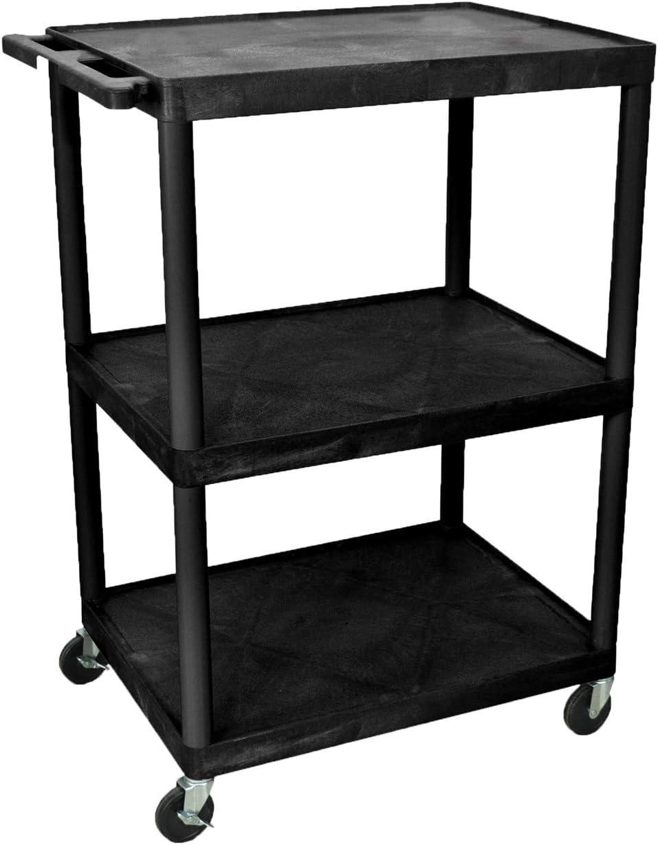 LP Carts Series High Open Shelf AV Cart