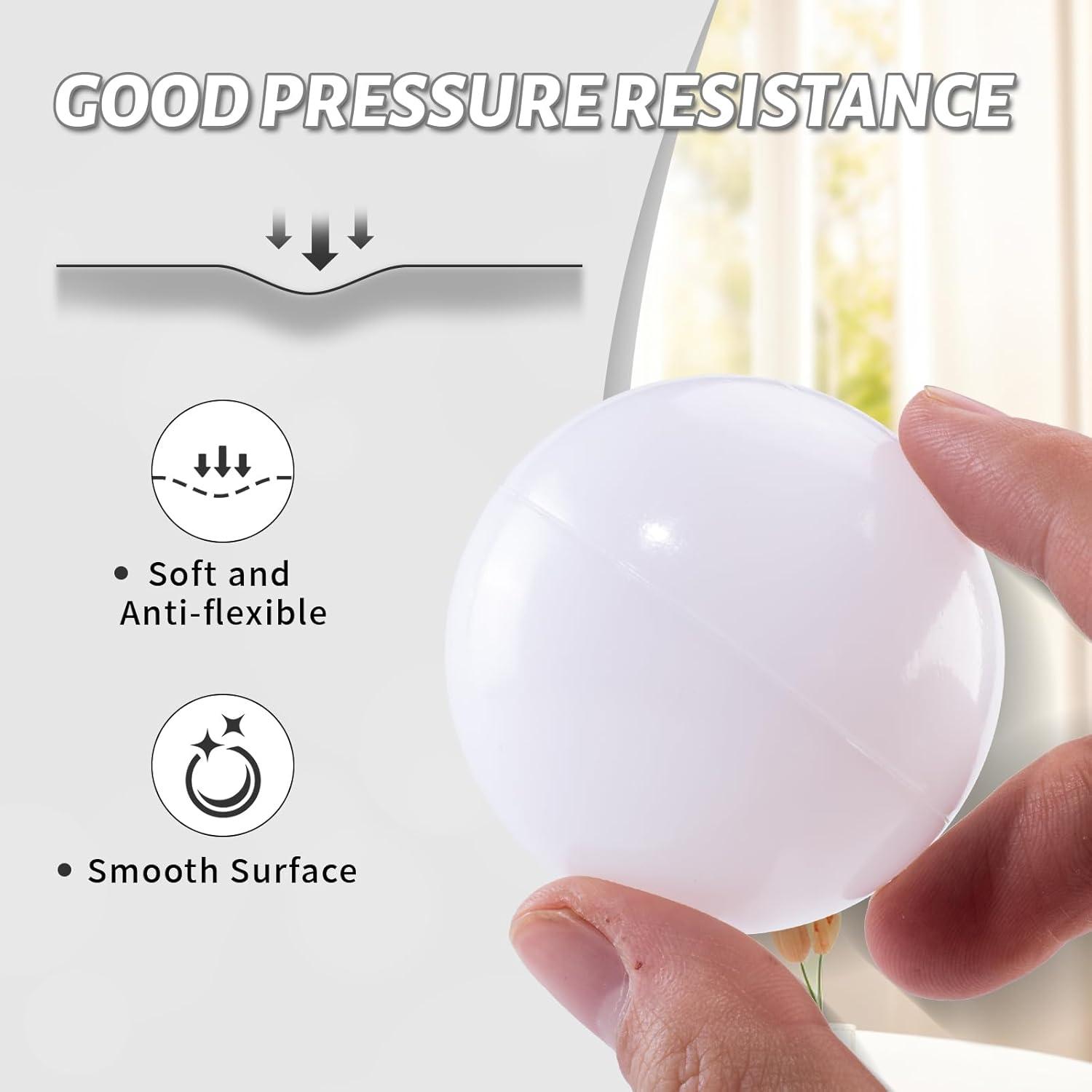 Anvazise 100Pcs Ball Pit Balls Thickened Eco-friendly Smooth Reusable Bite-resistant Hand-on Ability PE Material Macaron Color Pit Balls Kindergarten Toy