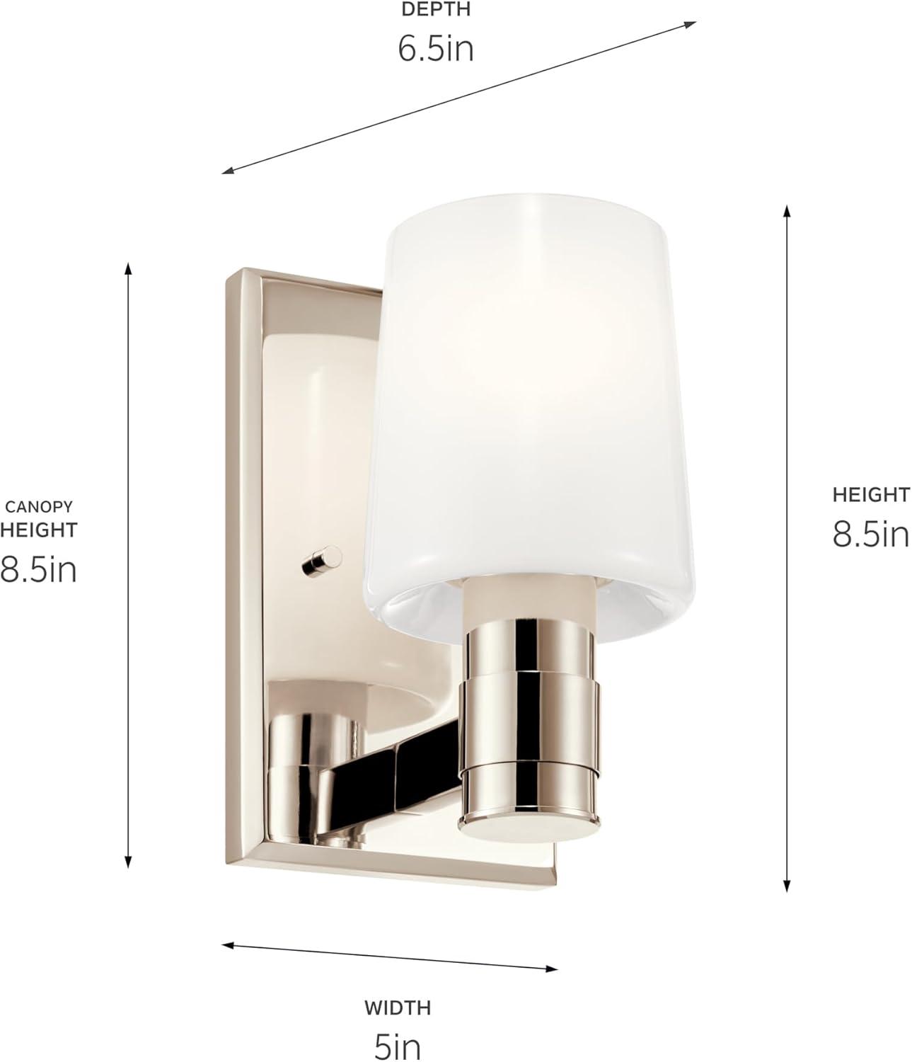 Kichler Lighting Adani 1 - Light Sconce in  Polished Nickel