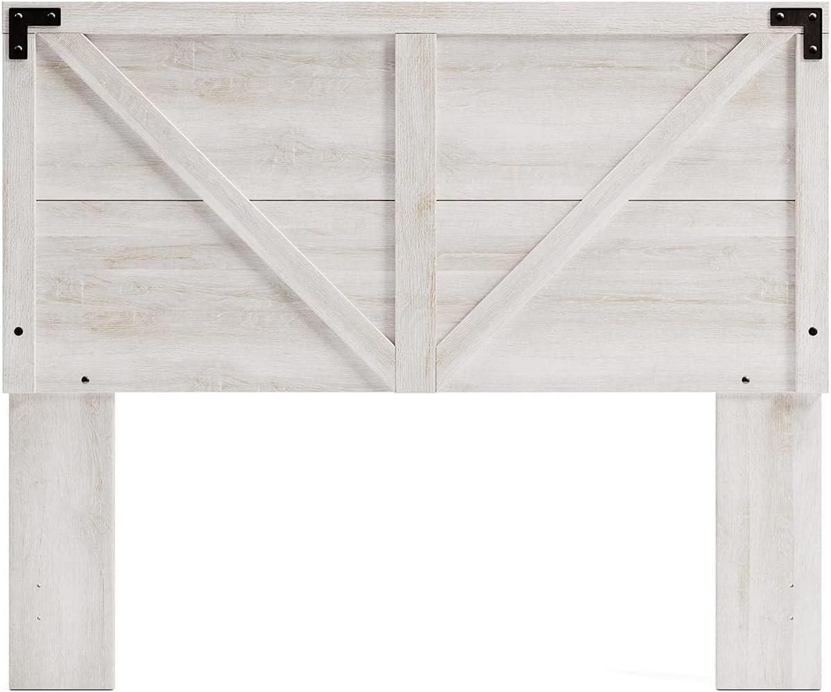 Shawburn Panel Headboard White/Dark Gray - Signature Design by Ashley