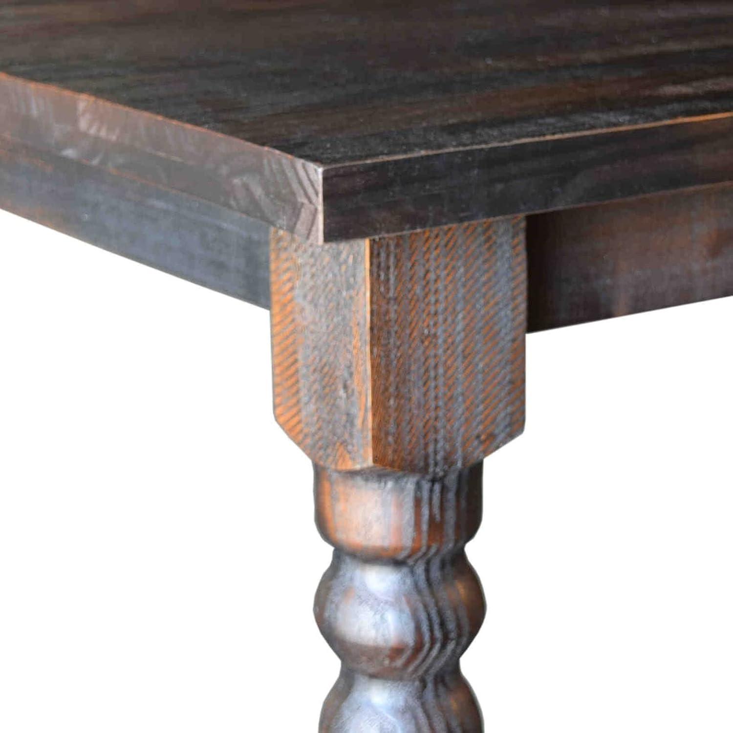 Grain Wood Furniture Valerie Original Solid Wood 63" Dining Table, Barnwood