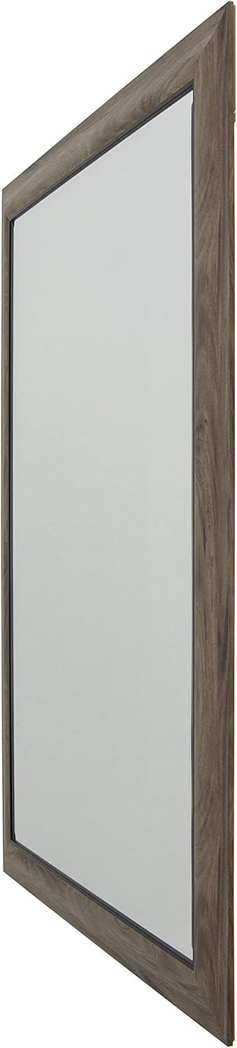 Yosemite MINT011 Home Decor Framed Mirror, Large - Gray & Black