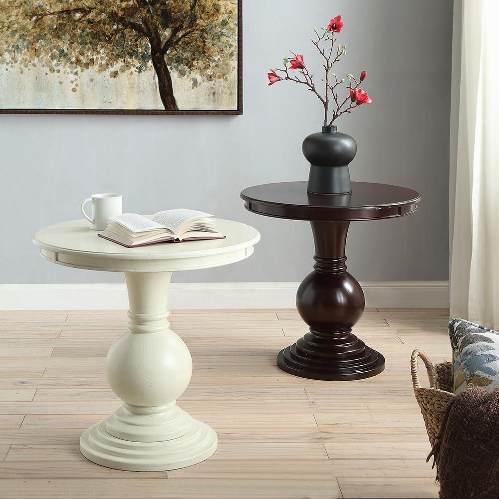 Pedestal End Table