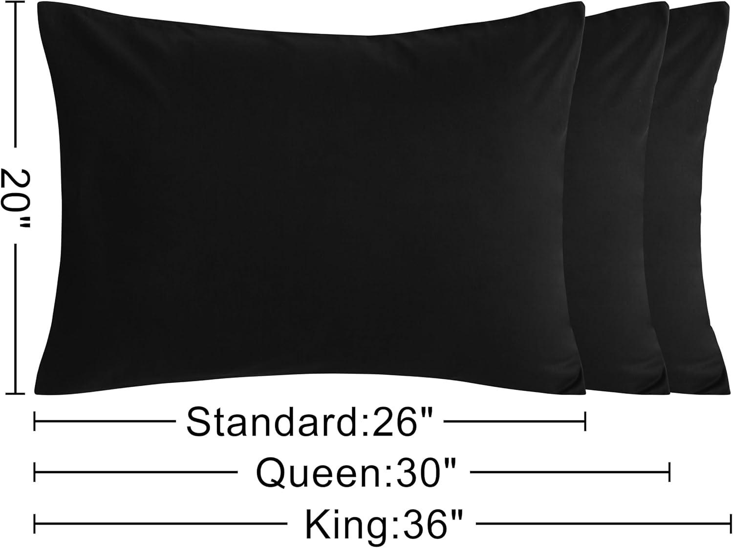 NTBAY Satin Pillow Cases, Zippered Pillowcases for Hair and Skin - NTBAY (Set of 2)