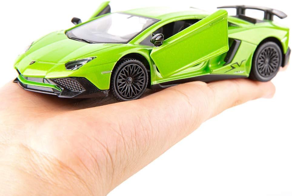 TGRCM-CZ 1/36 Scale Aventador LP700-4 Casting Car Model, Zinc Alloy Toy Car for Kids, Pull Back Vehicles Toy Car for Toddlers Kids Boys Girls Gift