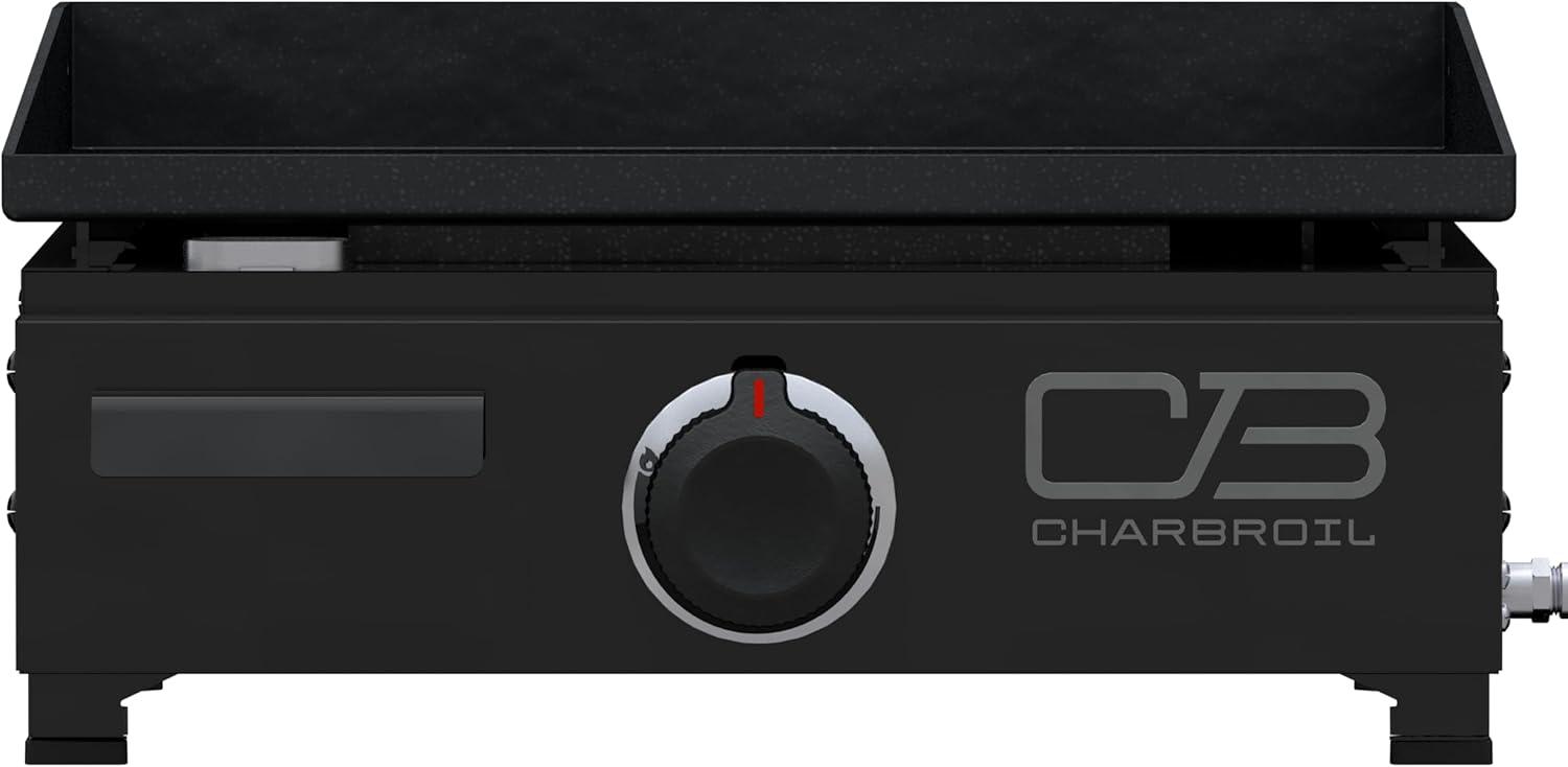 Charbroil Performance Series 17" Portable Flat Top Gas Griddle, Black
